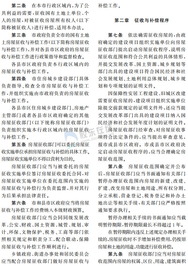 烟台市国有土地上房屋征收与补偿办法