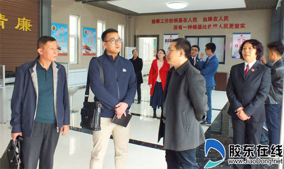 宁夏灵武市检察院副检察长一行参观东厅检察室