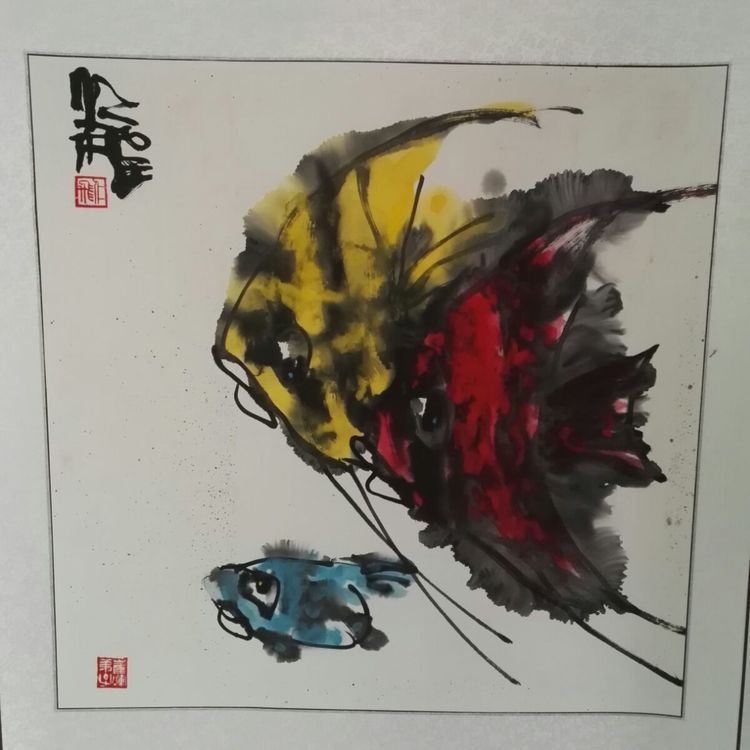 本次展览的策展人崔明钦和青岛油画院院长,黄岛区美协主席陈增慧认为