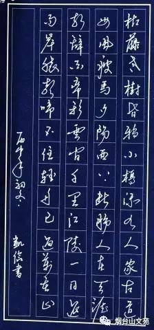 烟台市银行业职工书法佳作欣赏--硬笔篇