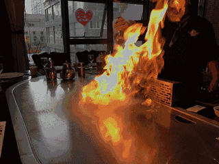 东方海洋大酒店|铁板烧 一场火焰与美食的共舞