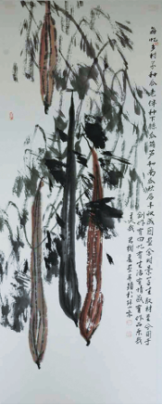 王树春创作的《丝瓜秋实图》刊登在2017年第019期《中国书画报》