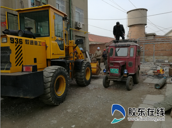 拆除违建--打响莱州市老旧小区提升改造第一枪