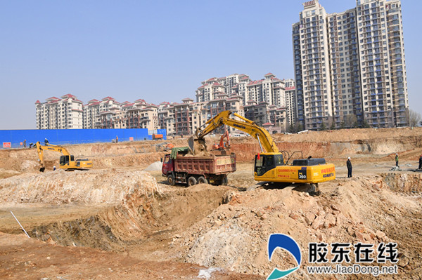 杰瑞橙色科技总部项目施工现场
