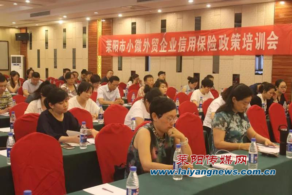 我市举办小微外贸企业信用保险政策培训会