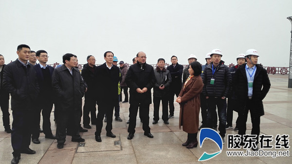 烟台市召开市区景观亮化项目施工现场调度会