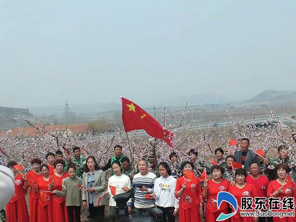 莱阳市西林村举办桃花文化艺术节