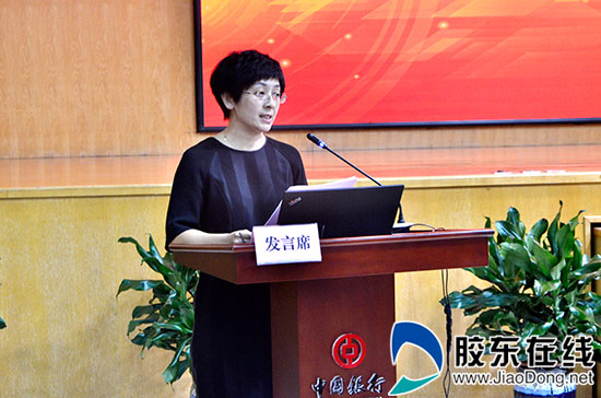 烟台杰瑞石油服务集团股份有限公司资金总监吴艳代表企业发言