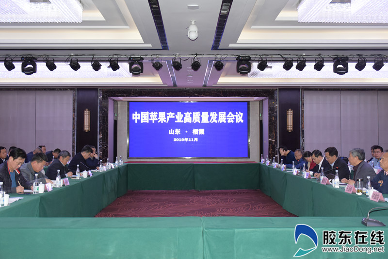 苹果产业发展座谈会 纪昭君摄
