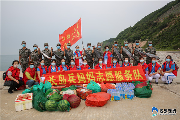 每个儿子都要吃上长岛兵妈妈为子弟兵补上第一网鲅鱼饺子