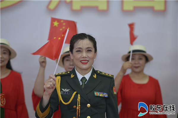 送别新兵现场