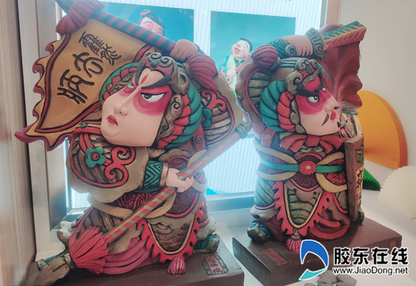 彩塑《霍然去病 弃疾安康》