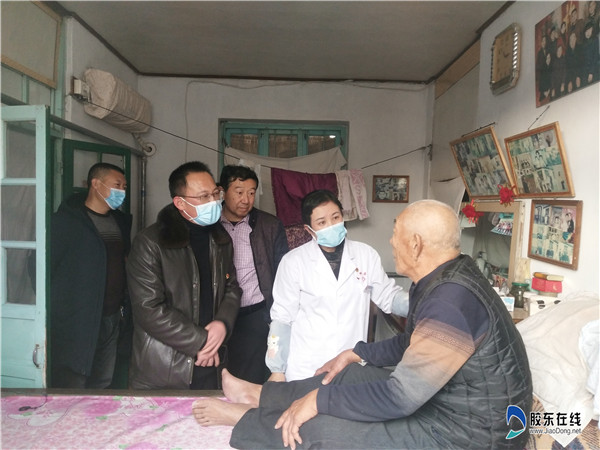 走訪李金村3級傷殘退役軍人欒玉瑞
