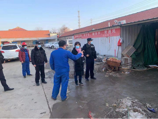 解宋营海岸派出所联合多部门开展企业安全生产大检查活动366