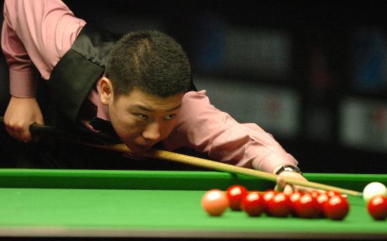 图文-中国职业斯诺克总决赛29日李行憾负小丁