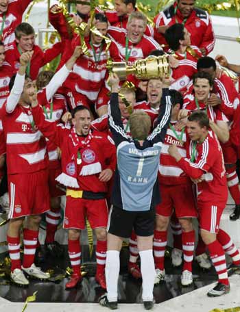 图文-[德国杯决赛]拜仁2-1多特蒙德拜仁迈向三冠王