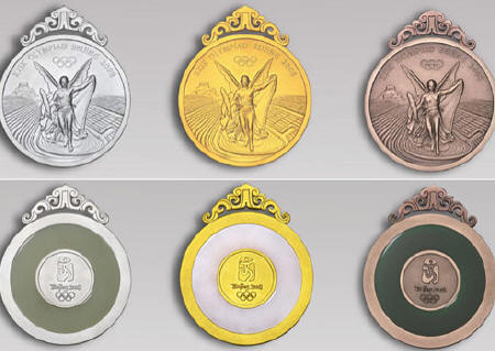 历届奥运金牌展览