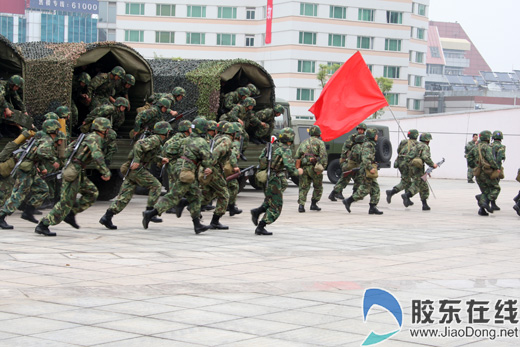 烟台警备区举行奥运安保反恐演练(图)