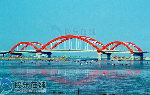 养马岛跨海大桥__红色印记_烟台市庆祝建党90周年摄影展