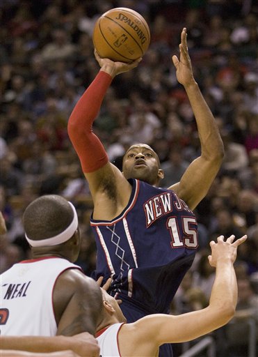 图文-[常规赛]篮网vs猛龙卡特跳投发难