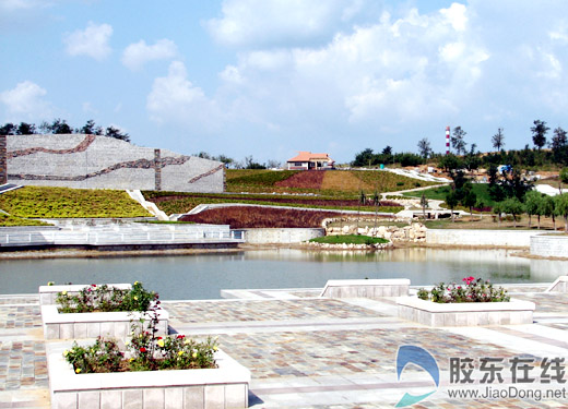 煙臺開發區大型開放式公園將於年底建成圖