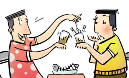 哥们,再来一杯!