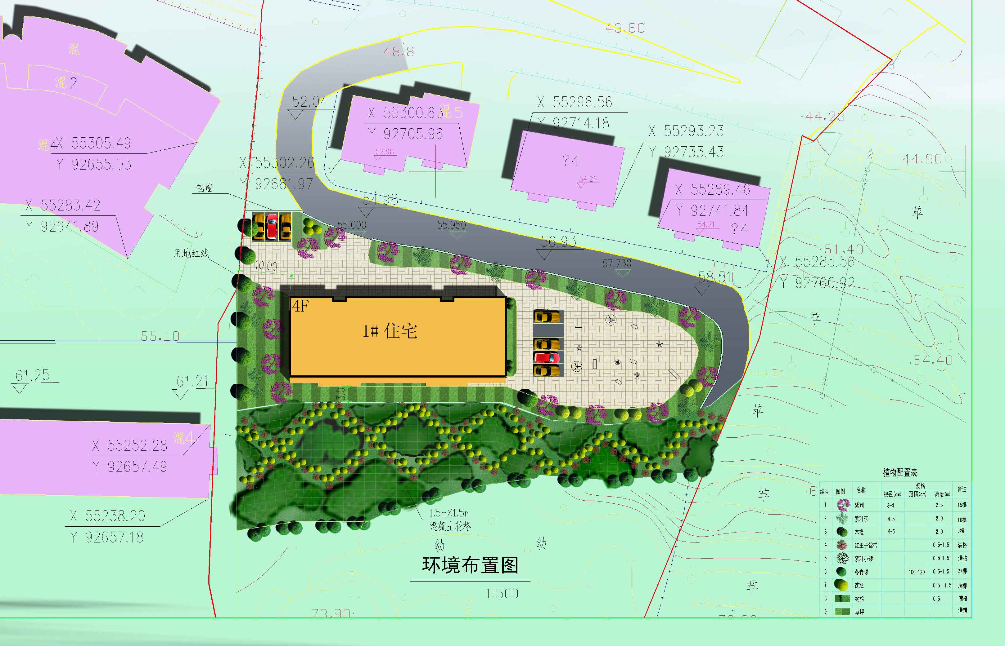 总平面图(点击图片看放大图)该项目位于芝罘区二马路东南侧,东海山庄
