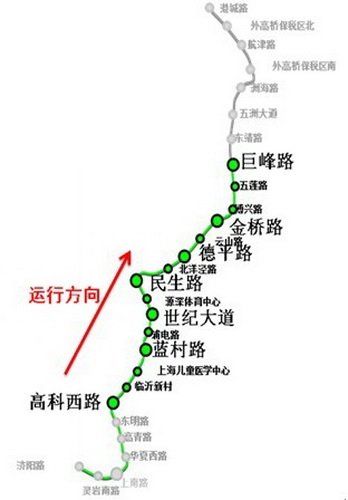 图表4 轨交6号线加开列车往巨峰路站方向示意图