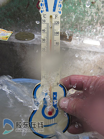 一会功夫,水银柱上升至34度