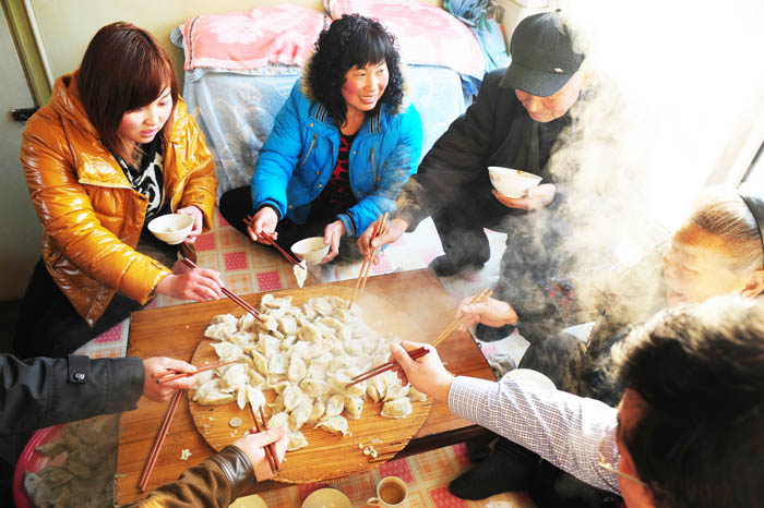 过年吃钱饺子喽