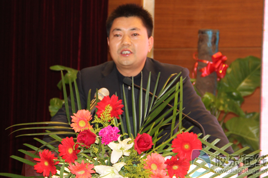 江淮轿车营销公司山东区营销总监周庆春讲话江淮多功能车营销公司山东