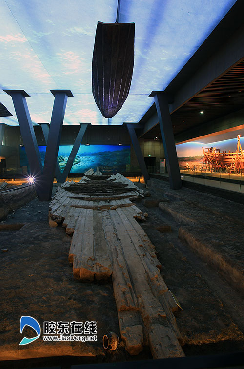 蓬莱古船博物馆建成开放 原址展示古船古港(图)