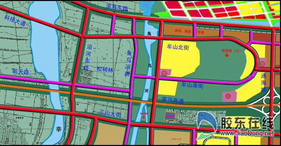 东部新区规划建金山港 高新牟平交界区路网调整 城市建设 烟台新闻网