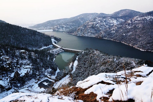 冬日私语银装素裹冬山如睡