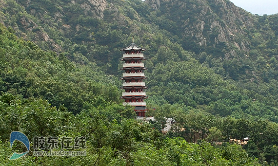 莱州大基塔落成开放 塔高15米共7层(图) 莱州 烟台新闻网 胶东在线