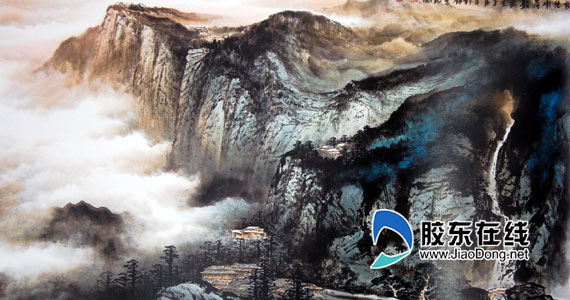 描绘巴山蜀水 李旭国彩墨山水画展12日在烟举行