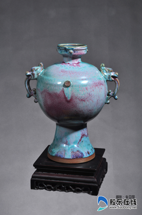 张自军 钧瓷 瑞泽四海瓶