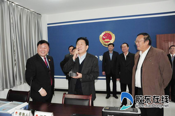 高检院领导莅临福山区视察指导工作(图)