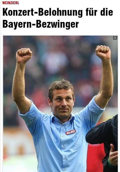 巨人拜仁慕尼黑之后,奥格斯堡队主教练魏因齐尔破例给球队放了两天假