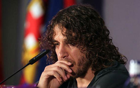 普约尔含泪告别巴萨:为足球付出一切(组图)