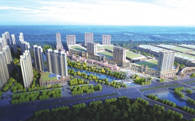 荆州卓尔城气势恢宏.