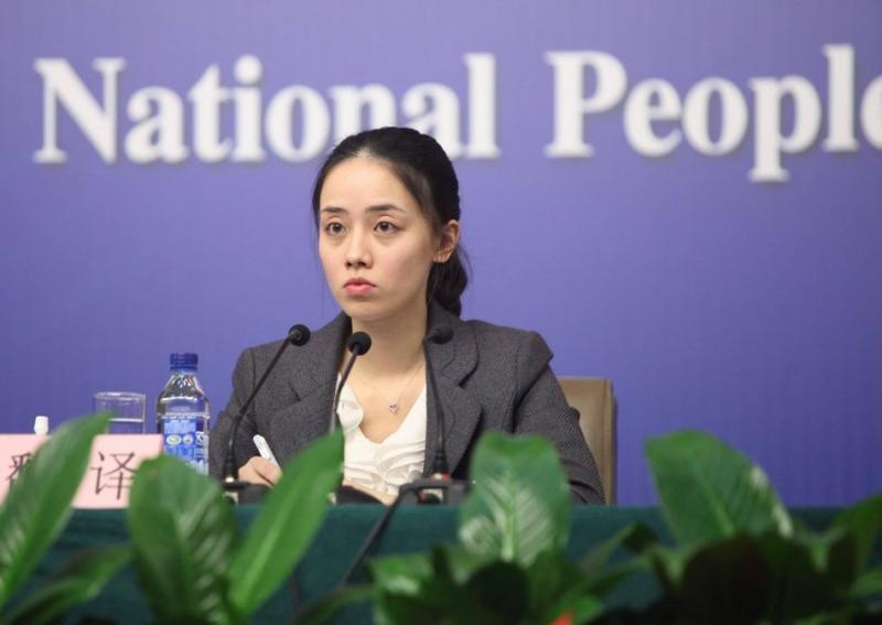 盘点历届两会上的美女翻译