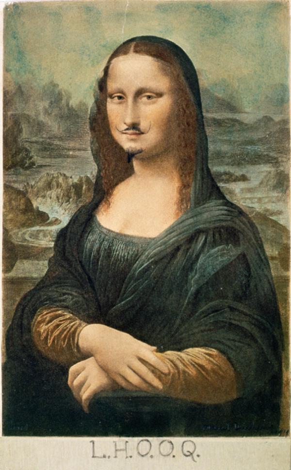 马歇尔&middot;杜尚作品《l.h.o.o.q》