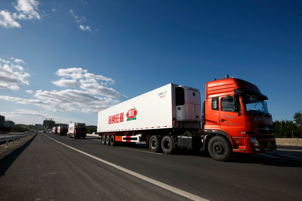 喜旺全程冷链物流系统保证产品高品质