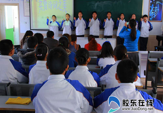 胶东在线12月14日讯(通讯员 王学东) 近日,莱阳市府前中学"诵经典美文
