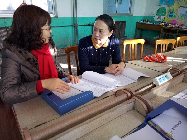 蓬莱北王绪完全小学与杨琳实验小学两校联合促教研