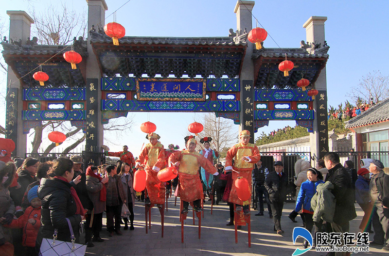 戏剧,歌舞,扭秧歌 蓬莱天后宫传统庙会火爆_烟台文化网_胶东在线