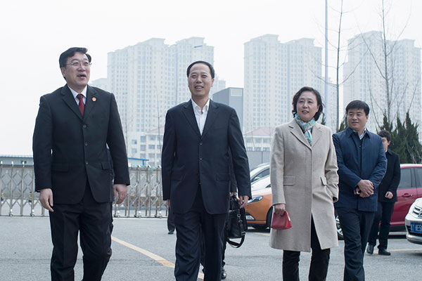 市中院党组书记,代院长江敦斌到高新区法院督导工作