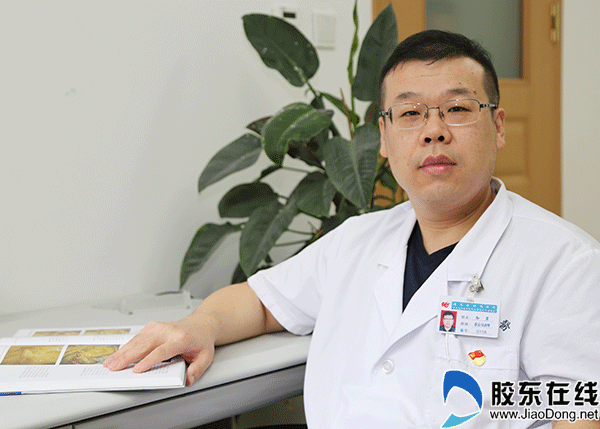 烟台 科教文体  孙岩副主任,王锡温主任,张宇副主任,陈良医生共同操作