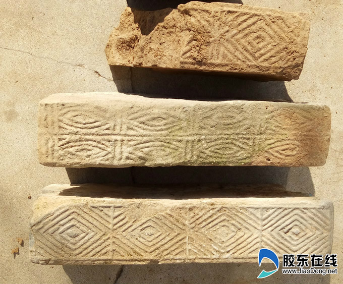 蓬莱乡村果园罕现汉代花纹条砖看护房